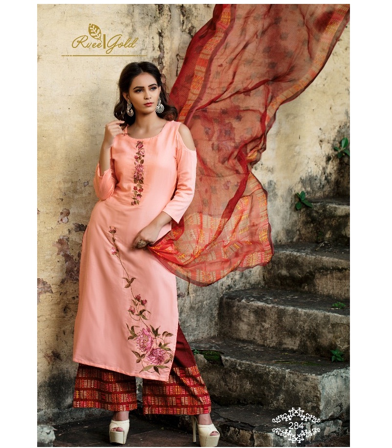 Rvee gold hotsell cotton suits