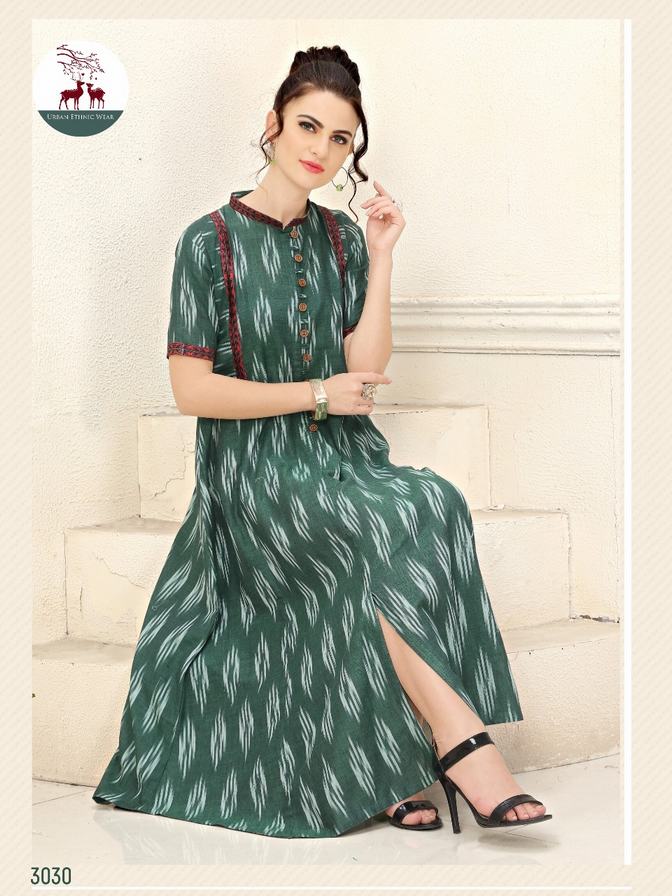 ikkat anarkali dresses online