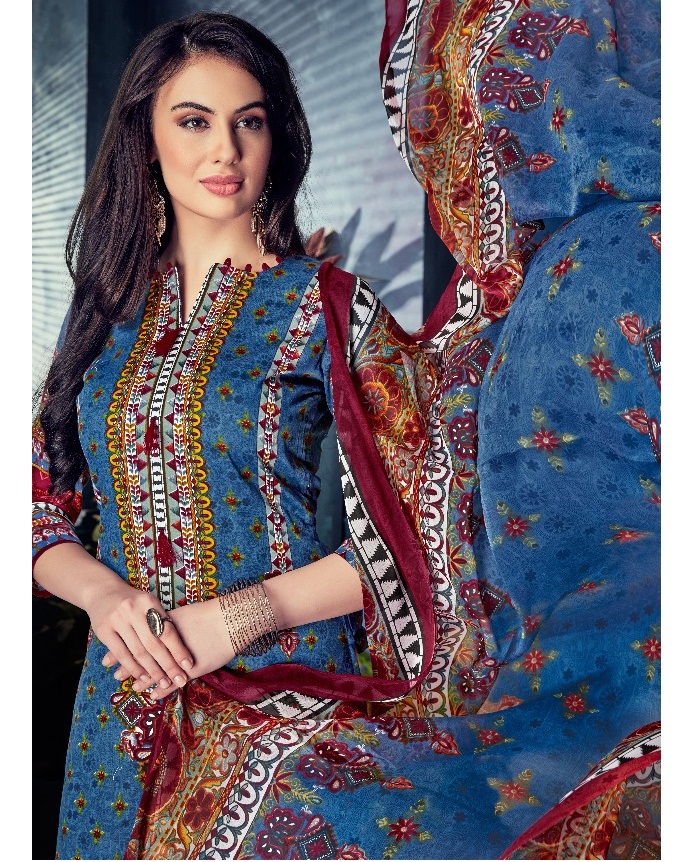 BELLIZA DESIGNER NAIRA VOL 25 COTTON SALWAR SUITS