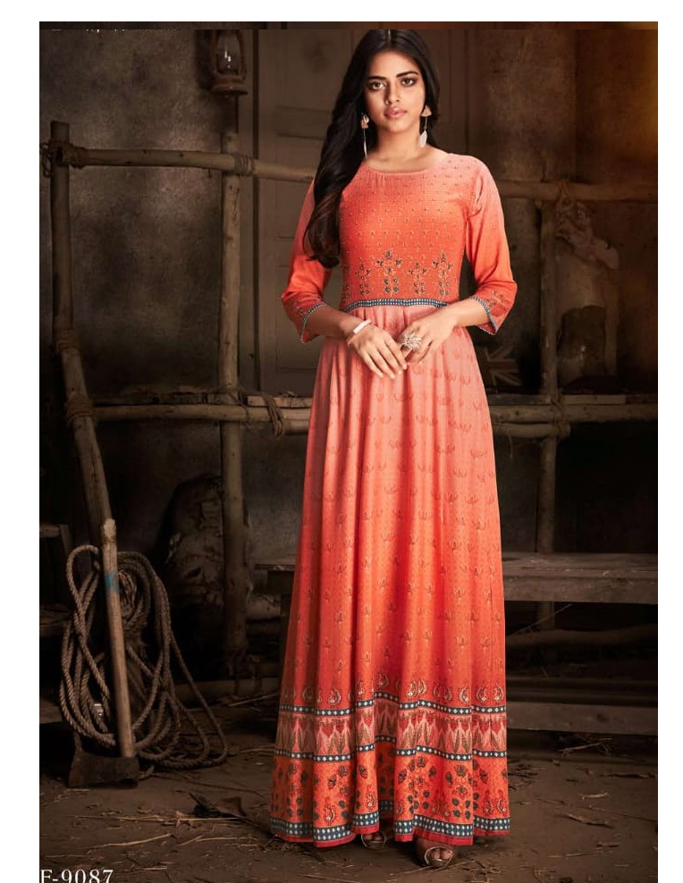 anarkali stitched from saree