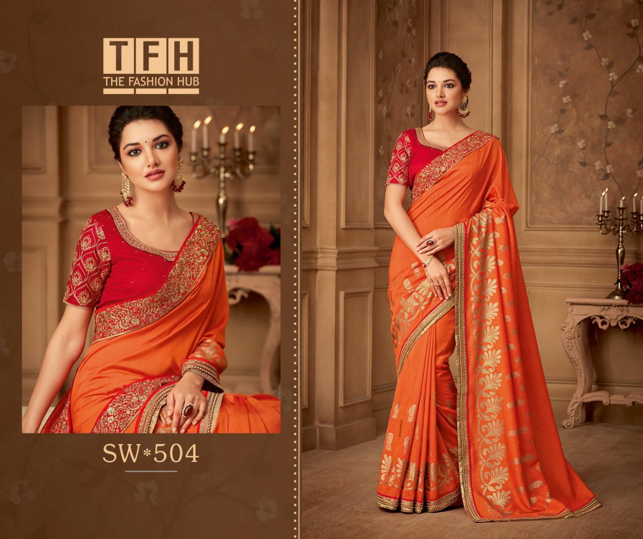 Tfh-Sandalwood-Vol-5-501-518-Series-Party-Wear-Ethnic-Wear-Saree-Collection-1