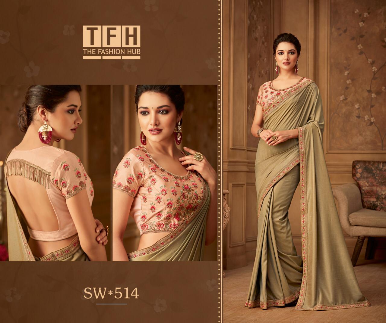 Tfh-Sandalwood-Vol-5-501-518-Series-Party-Wear-Ethnic-Wear-Saree-Collection-10