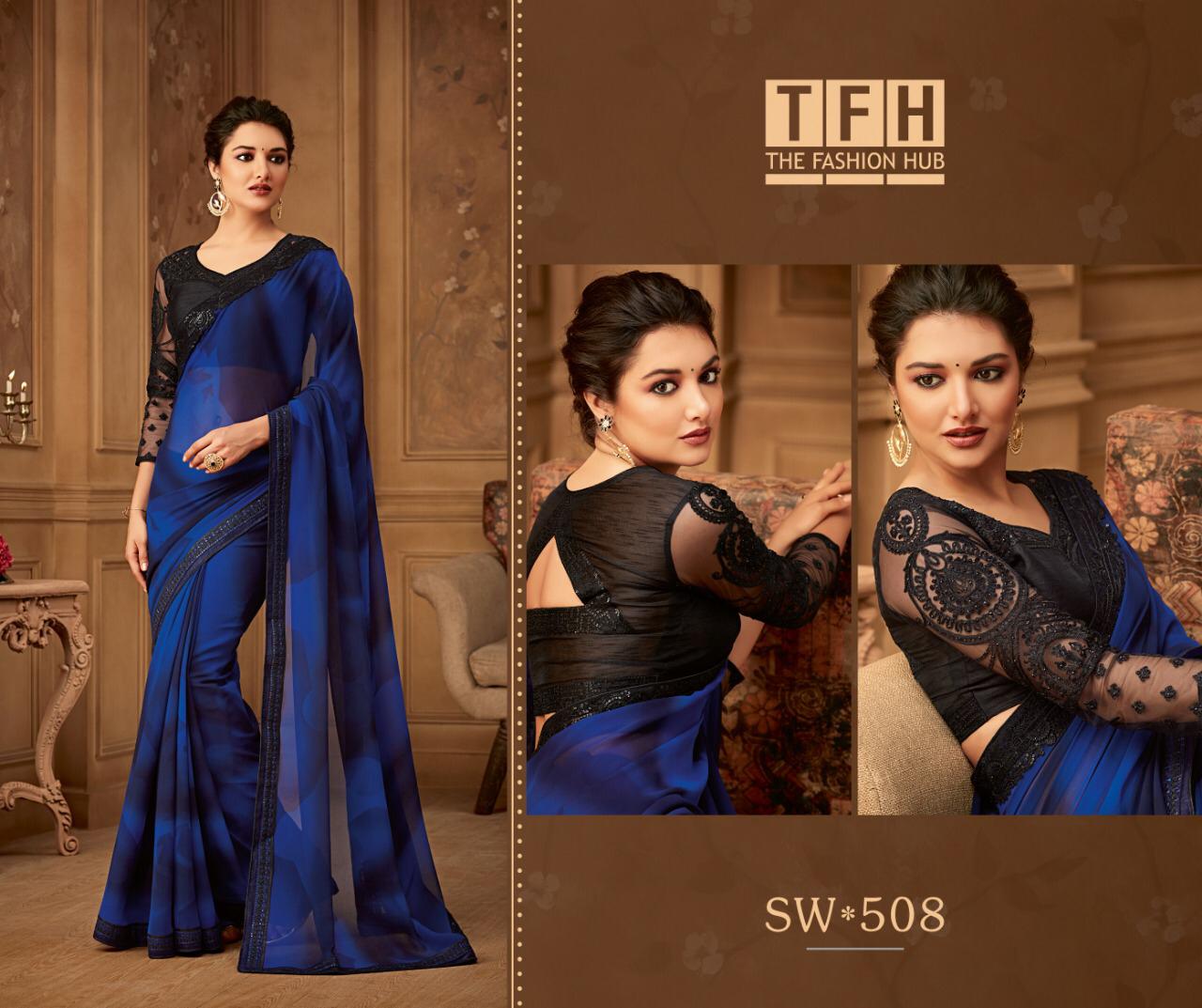 Tfh-Sandalwood-Vol-5-501-518-Series-Party-Wear-Ethnic-Wear-Saree-Collection-19