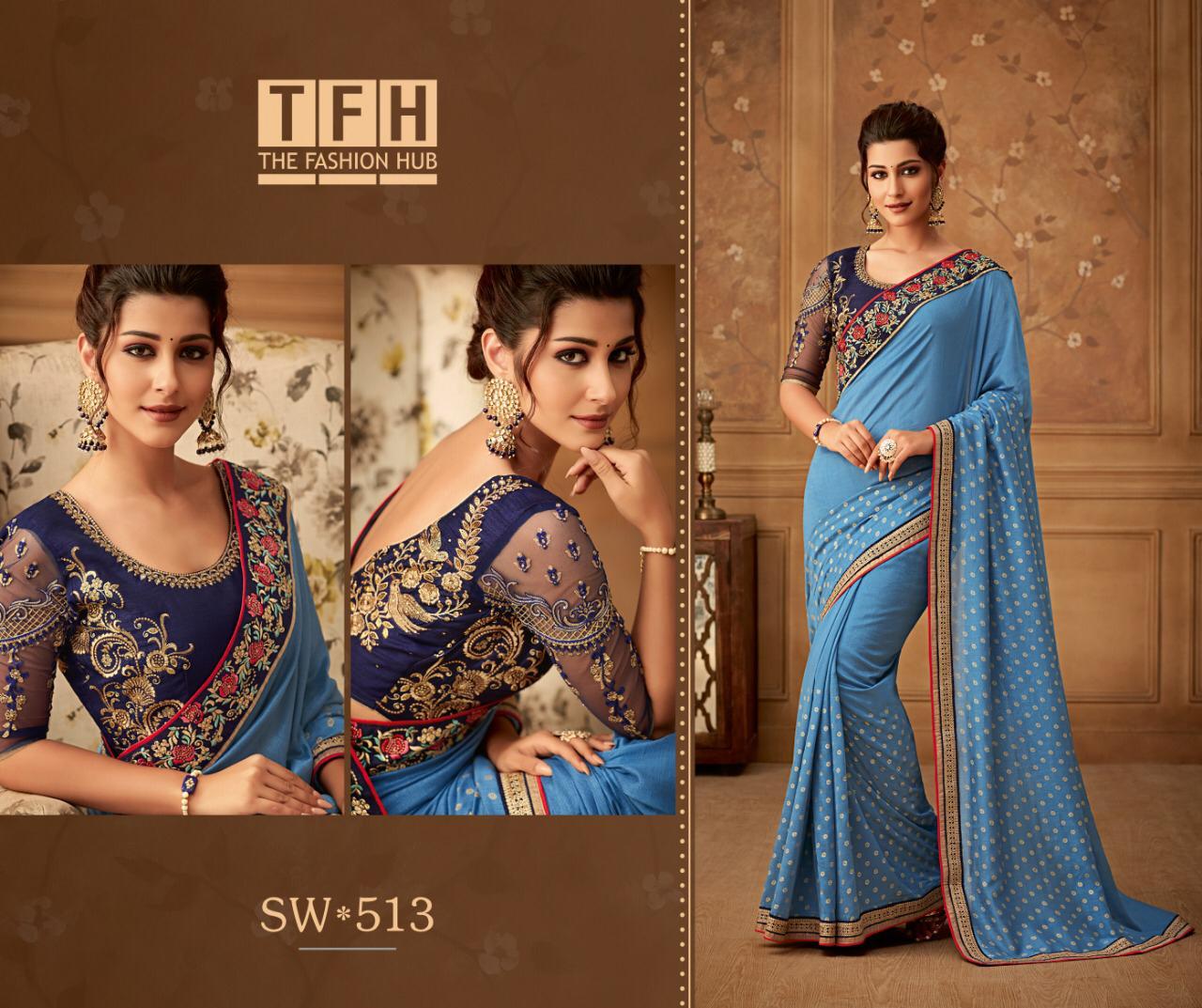 Tfh-Sandalwood-Vol-5-501-518-Series-Party-Wear-Ethnic-Wear-Saree-Collection-3