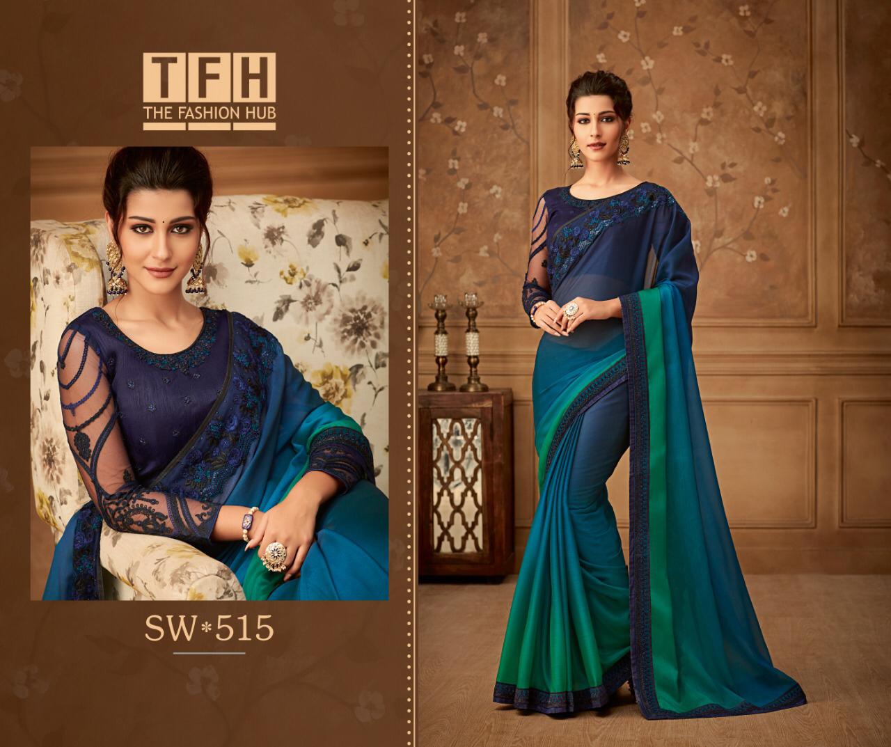 Tfh-Sandalwood-Vol-5-501-518-Series-Party-Wear-Ethnic-Wear-Saree-Collection-9