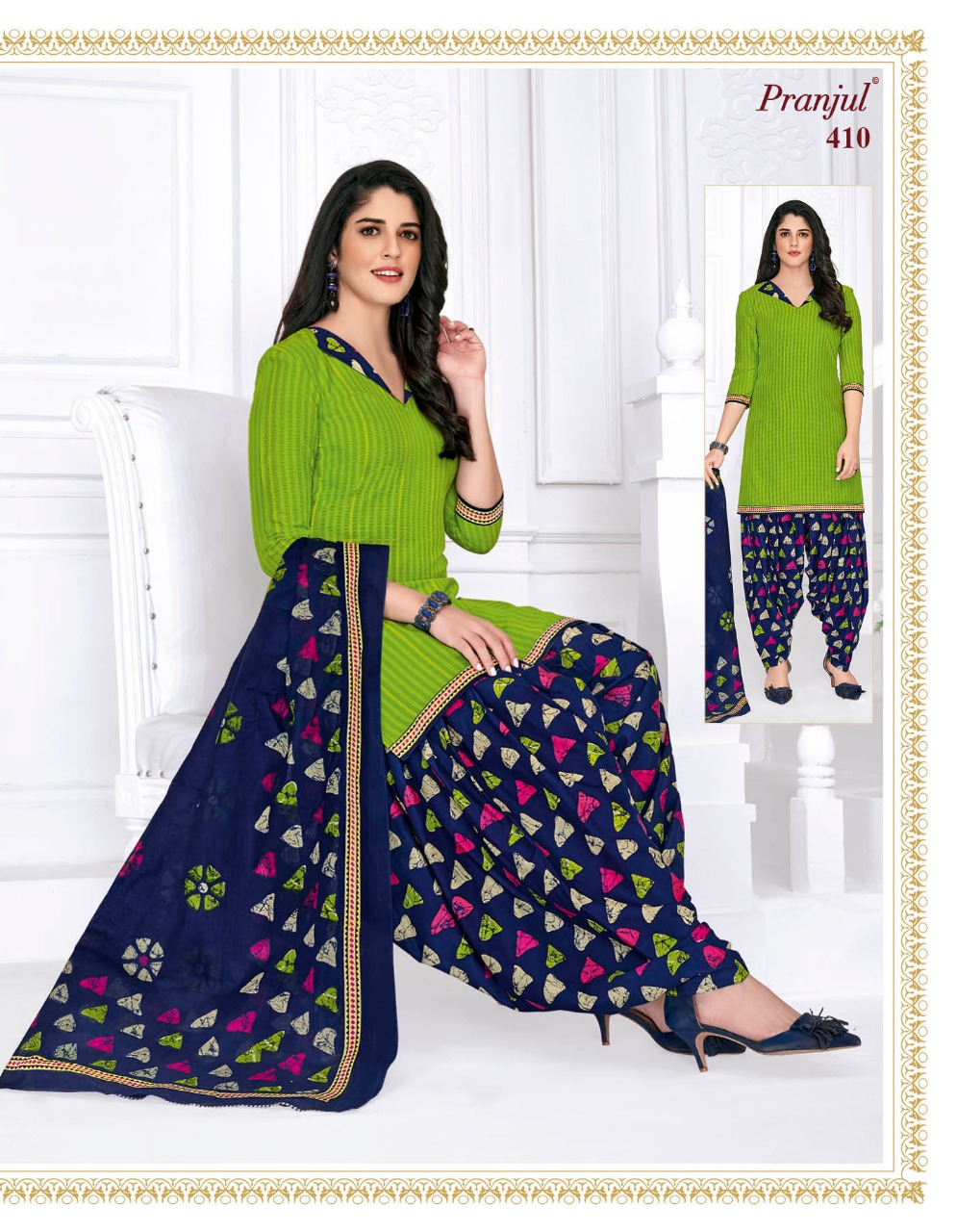 PRANJUL PRIYANKA PATIYALA SPECIAL VOL 4 - Pure cotton fabric ...