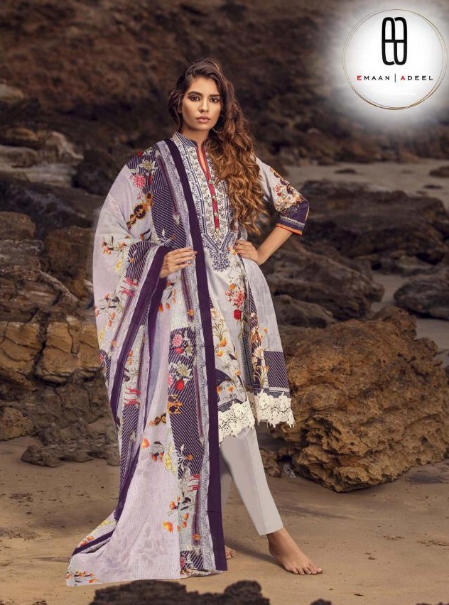 EMAAN ADEEL VOL-2 FANCY LAWN COTTON 